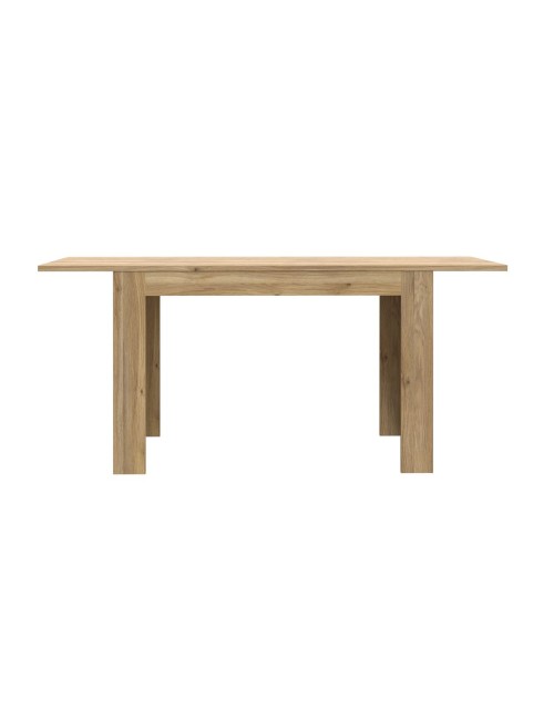 Tavolo Allungabile Neutra Rovere Medio 120/175 cm con Gambe Squadrate