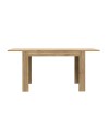 Tavolo Allungabile Neutra Rovere Medio 120/175 cm con Gambe Squadrate