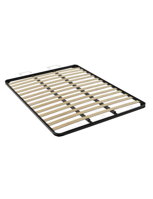 Rete a doghe matrimoniale smontabile per letto contenitore 160x190 con ferma materassi