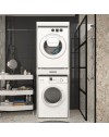 Colonna Bucato Fika Bianca Coprilavatrice e Copriasciugatrice con Cassetto Appoggio