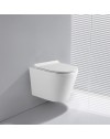 WC Sospeso Rimless YJ-2392 in Ceramica Bianco Lucido dal Design Moderno