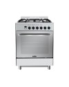 Cucina a Gas Stromboli 60x60 cm Inox con Forno Multifunzione Classe A Samet