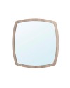 Specchiera di Design Anders 70x80 cm con Cornice Olmo | Specchio da Parete Rettangolare Moderno