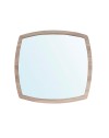 Specchiera di Design Anders 70x80 cm con Cornice Olmo | Specchio da Parete Rettangolare Moderno
