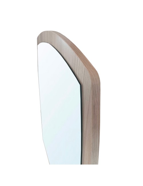 Specchiera di Design Anders 70x80 cm con Cornice Olmo | Specchio da Parete Rettangolare Moderno