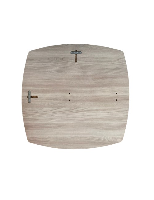 Specchiera di Design Anders 70x80 cm con Cornice Olmo | Specchio da Parete Rettangolare Moderno