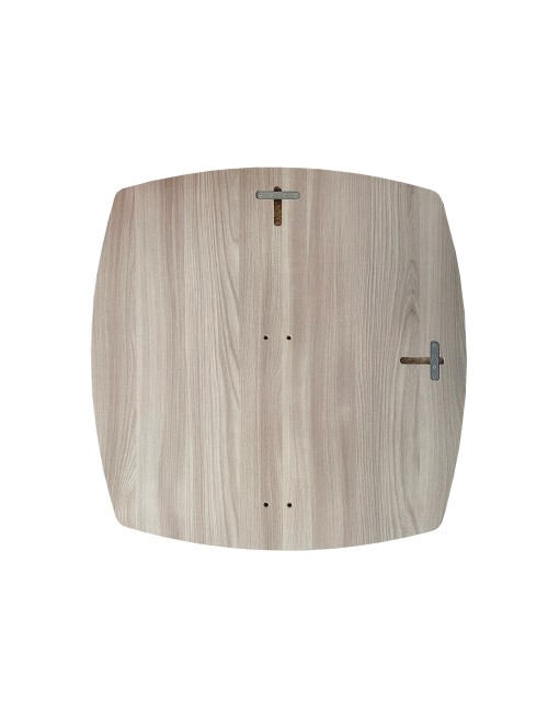 Specchiera di Design Anders 70x80 cm con Cornice Olmo | Specchio da Parete Rettangolare Moderno