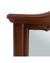 Specchiera Classica Cloe 86x95 cm con Cornice Sagomata | Specchio da Parete con Finiture Decorative Color Noce