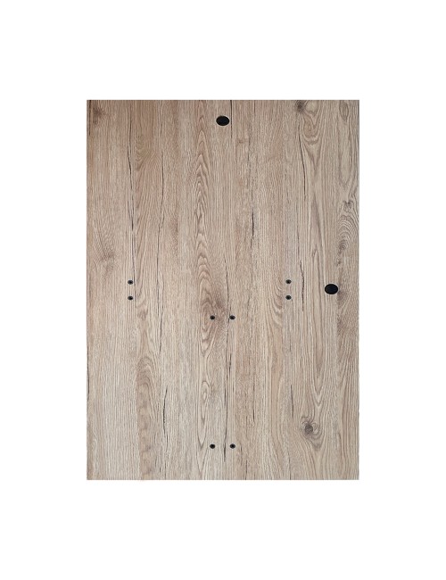 Specchiera Rettangolare 0663 con Cornice Rovere 105x60 cm. – Design Materico e Moderno