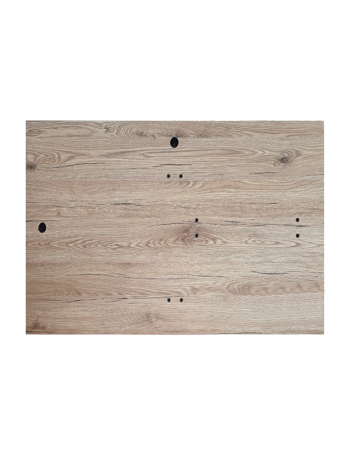 Specchiera Rettangolare 0663 con Cornice Rovere 105x60 cm. – Design Materico e Moderno