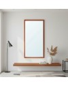 Specchiera SP49 Rettangolare con Cornice Sintesi Ciliegio 127x65 cm. – Eleganza Classica e Calore Naturale