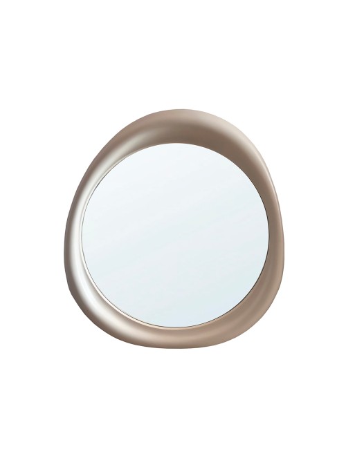 Specchiera Sagomata di Design SP48 88x85 cm Colore Cashmere | Specchio da Parete Moderno a Forma Irregolare