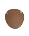 Specchiera Sagomata di Design SP48 88x85 cm Colore Cashmere | Specchio da Parete Moderno a Forma Irregolare