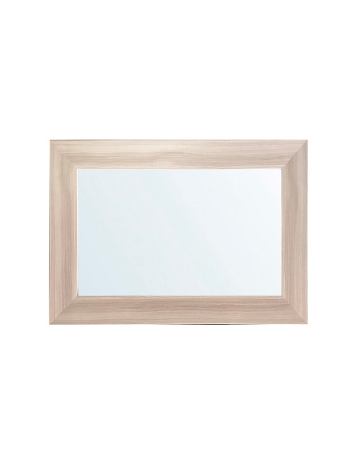 Specchiera Loto Rettangolare con Cornice Olmo Natura 102x65 cm. – Eleganza Naturale per Ogni Ambiente