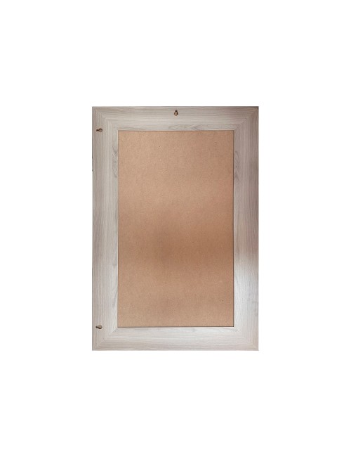 Specchiera Loto Rettangolare con Cornice Olmo Natura 102x65 cm. – Eleganza Naturale per Ogni Ambiente