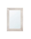 Specchiera Loto Rettangolare con Cornice quercia bianca 102x65 cm. – Eleganza Naturale per Ogni Ambiente