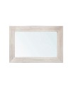 Specchiera Loto Rettangolare con Cornice quercia bianca 102x65 cm. – Eleganza Naturale per Ogni Ambiente