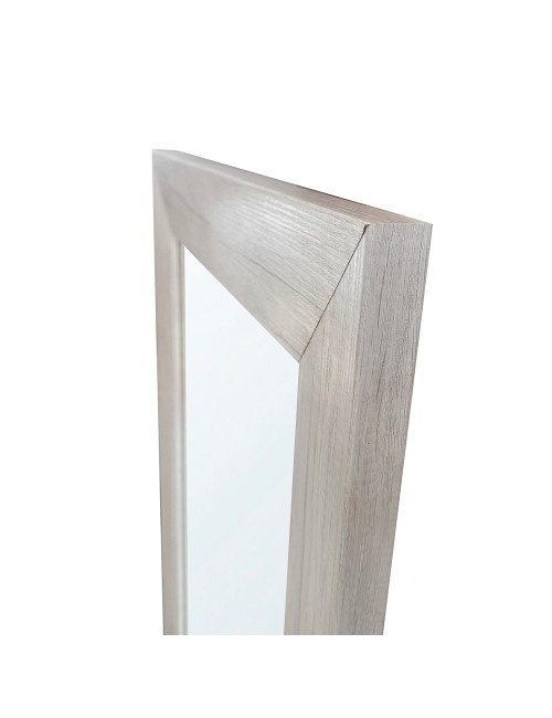 Specchiera Loto Rettangolare con Cornice quercia bianca 102x65 cm. – Eleganza Naturale per Ogni Ambiente