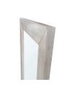 Specchiera Loto Rettangolare con Cornice quercia bianca 102x65 cm. – Eleganza Naturale per Ogni Ambiente