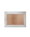 Specchiera Loto Rettangolare con Cornice quercia bianca 102x65 cm. – Eleganza Naturale per Ogni Ambiente