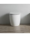 WC a pavimento bianco lucido filo muro scarico a parete FT53A