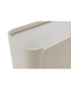 Credenza alta Willa18929 con 2 ante effetto cannettato colore crema 100x40x140H - Eleganza e capienza