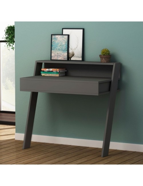 Scrivania da Parete con Cassetto Cowork 94 cm. Colore Antracite Prezzo