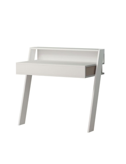 Scrivania da Parete con Cassetto Cowork 94 cm. Colore Bianco Prezzo