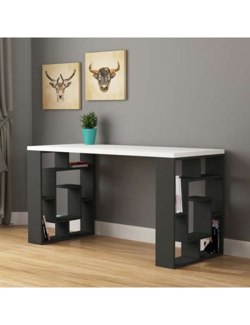 Scrivania Labirent 140 Colore Antracite Bianco Prezzo