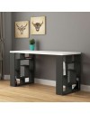 Scrivania Labirent 140 colore antracite bianco
