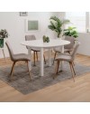 Tavolo rotondo allungabile Coburg 100 100x76x100 cm colore bianco