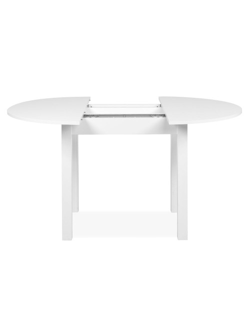 Tavolo rotondo Allungabile Coburg 100 100x76x100 cm colore bianco