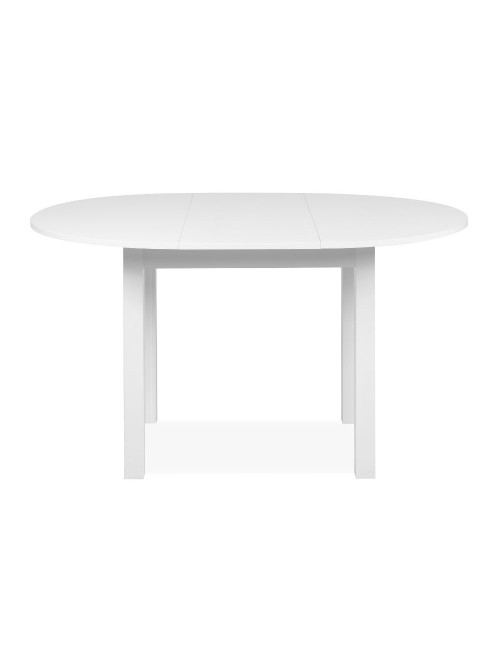 Tavolo rotondo Allungabile Coburg 100 100x76x100 cm colore bianco