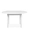 Tavolo rotondo allungabile Coburg 100 100x76x100 cm colore bianco