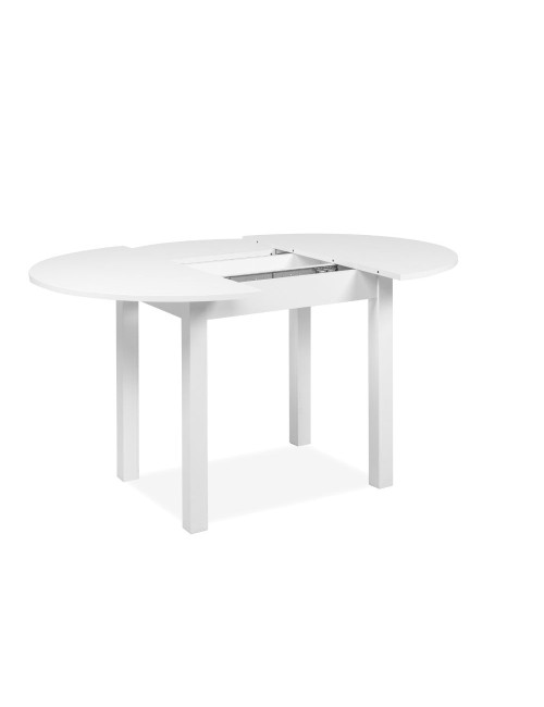 Tavolo rotondo Allungabile Coburg 100 100x76x100 cm colore bianco