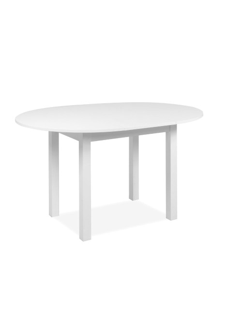 Tavolo rotondo Allungabile Coburg 100 100x76x100 cm colore bianco