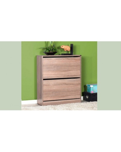 Scarpiera due ante a ribalta SHC520LT1 colore rovere tartufo