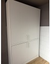 Cucina salvaspazio a scomparsa Fold Evolution colore bianco e elettrodomestici inclusi 125x62x208H