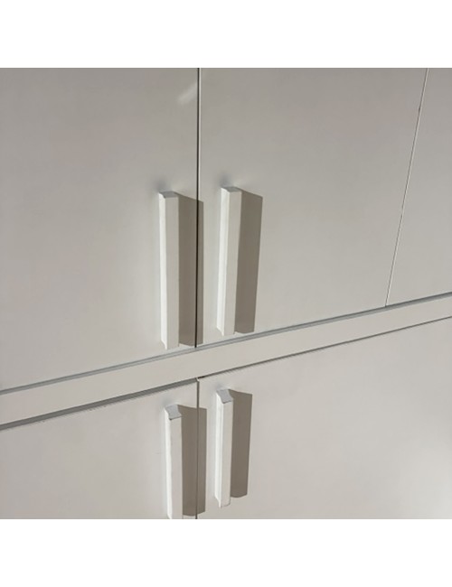 Cucina salvaspazio a scomparsa Fold Evolution colore bianco e elettrodomestici inclusi 125x62x208H