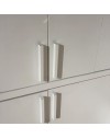 Cucina salvaspazio a scomparsa Fold Evolution colore bianco e elettrodomestici inclusi 125x62x208H