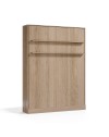 Letto matrimoniale a scomparsa salvaspazio Primer rovere 164x38x221H