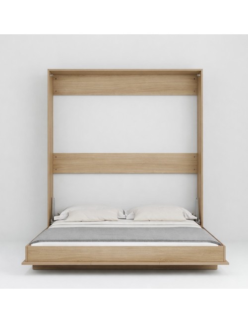 Letto matrimoniale a scomparsa salvaspazio Primer rovere 164x38x221H