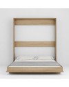 Letto matrimoniale a scomparsa salvaspazio Primer rovere 164x38x221H
