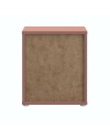 Comodino Medea 2 cassetti terracotta 50x41.5x57.5H