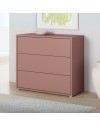 Cassettiera Medea 3 cassetti terracotta 95x41.5x83 – Stile e funzionalità