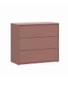 Cassettiera Medea 3 cassetti terracotta 95x41.5x83 – Stile e funzionalità
