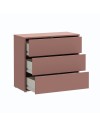 Cassettiera Medea 3 cassetti terracotta 95x41.5x83 – Stile e funzionalità