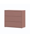 Cassettiera Medea 3 cassetti terracotta 95x41.5x83 – Stile e funzionalità