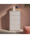 Cassettiera Medea 4 cassetti cashmere 55x35x99 – Stile e funzionalità
