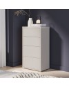 Cassettiera Medea 4 cassetti cashmere 55x35x99 – Stile e funzionalità